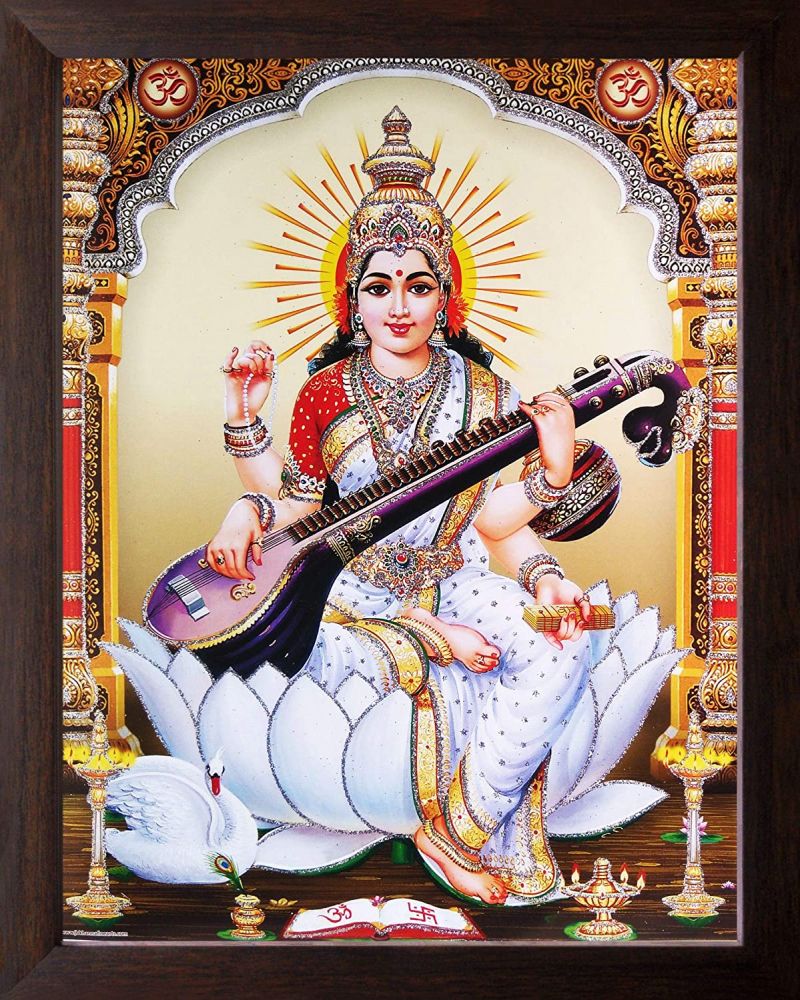 Tranh thờ thần Saraswati