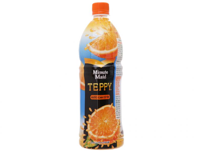 Nước cam có tép Teppy