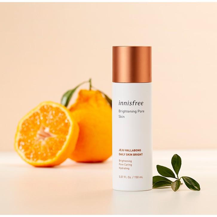 Nước cân bằng dưỡng sáng da 3 trong 1 innisfree Brightening Pore Skin