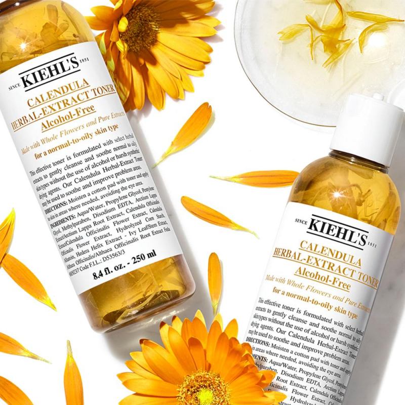 Nước cân bằng hoa cúc Kiehl's Calendula Herbal Extract Alcohol-Free Toner