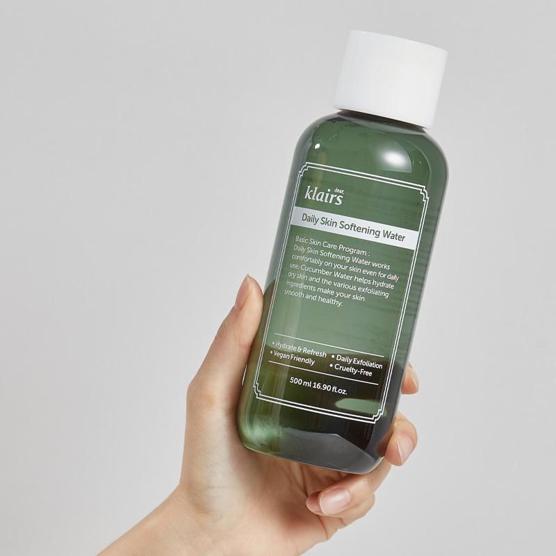 Nước cân bằng tẩy tế bào chết ﻿Klairs Daily Skin Softening Hydrating Water