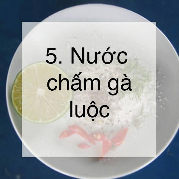 Nước chấm gà luộc