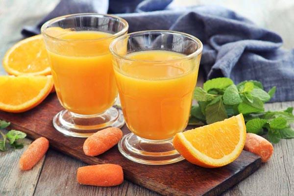 Nước ép cà rốt, cam