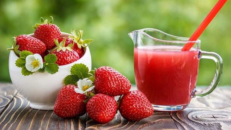 Nước ép dâu tây nguyên chất