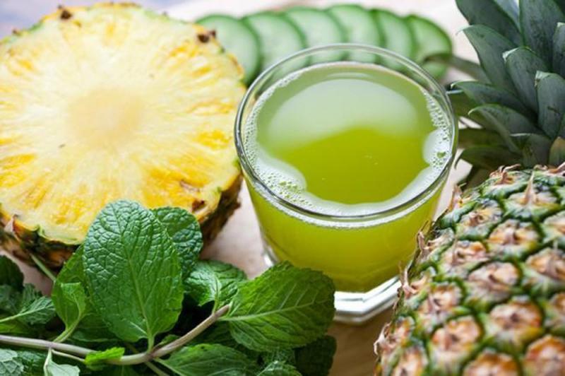 Nước ép rau mùi - dứa
