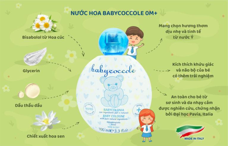 Nước hoa cho bé Babycoccole