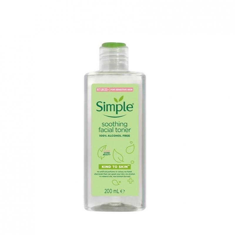 Nước hoa hồng cân bằng da Simple Soothing Facial Toner