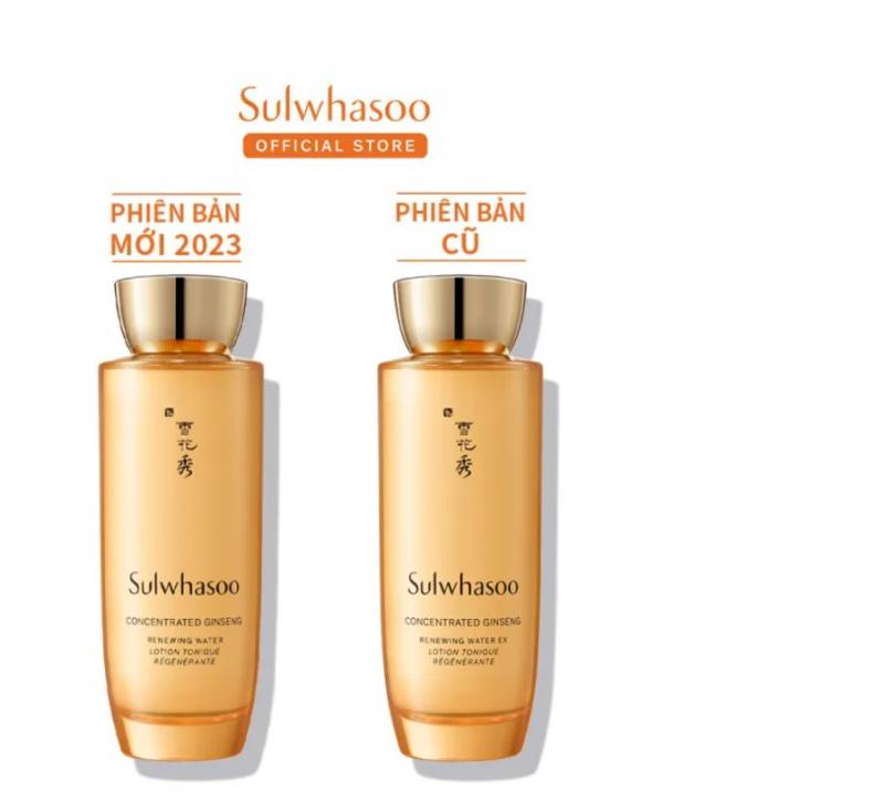 Nước hoa hồng chống lão hóa Sulwhasoo Concentrated Ginseng Renewing Water