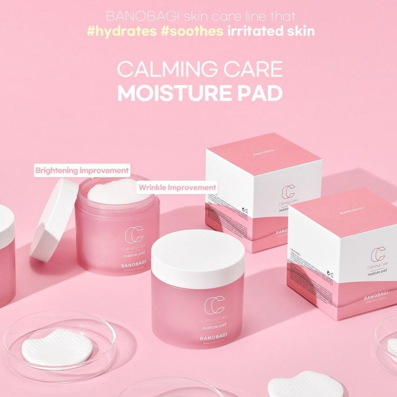 Nước Hoa Hồng Dạng Bông Banobagi Calming Care Moisture Pad 6