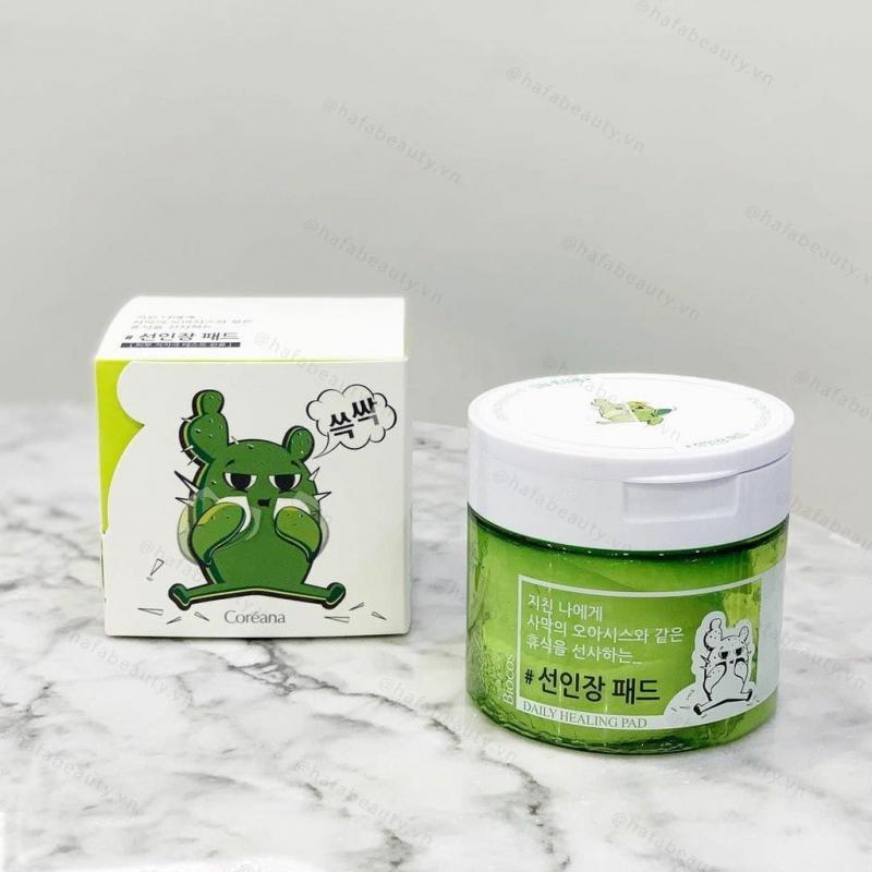 Nước hoa hồng dạng miếng Coreana Biocos Daily Healing Pad