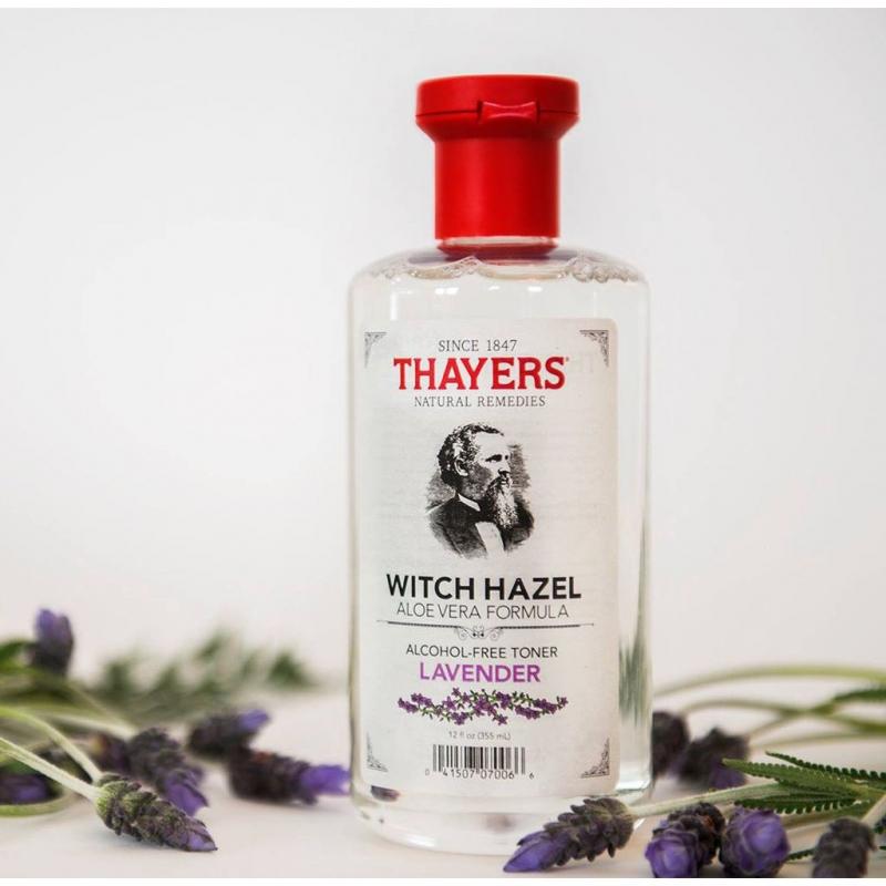 Nước hoa hồng không cồn Thayers Witch Hazel Toner Lavender