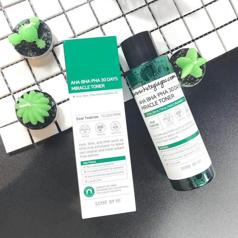 Nước hoa hồng Some By Mi AHA- BHA- PHA 30 Days Miracle Toner