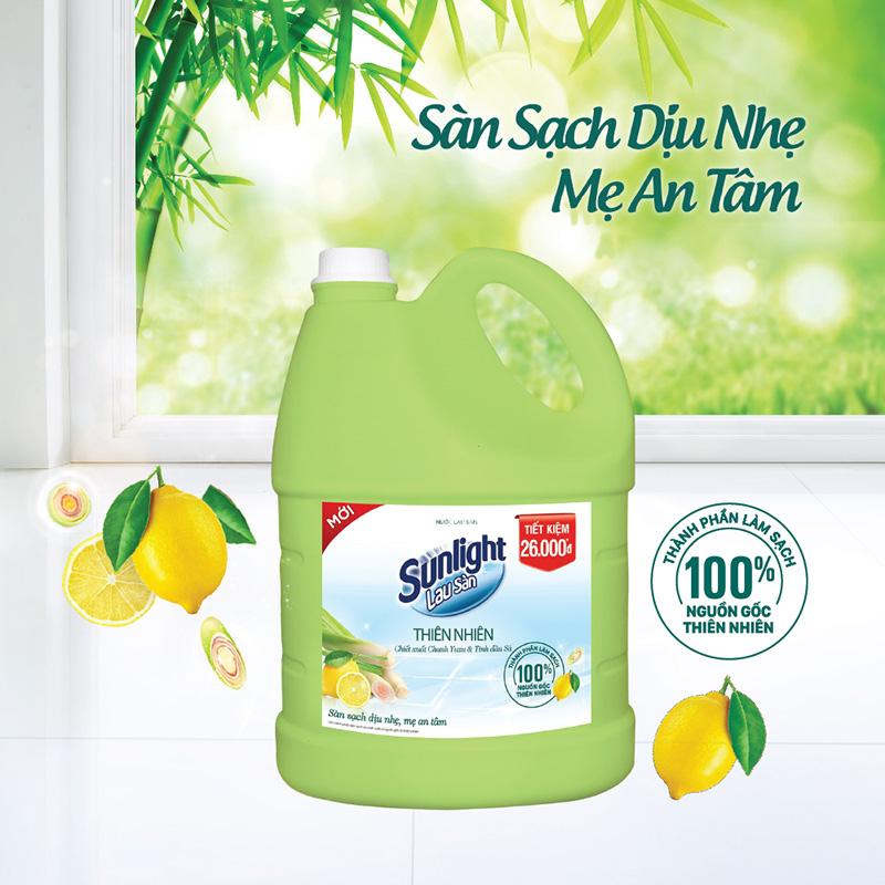 Nước lau nhà Sunlight xả chanh