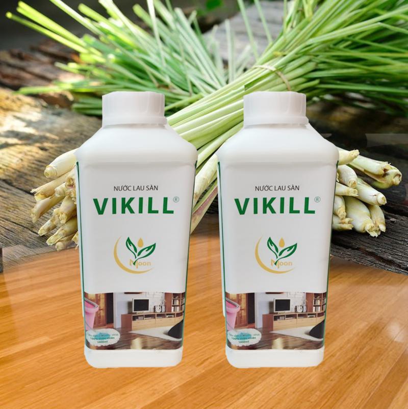 Nước lau sàn đuổi muỗi tinh dầu sả Vikill