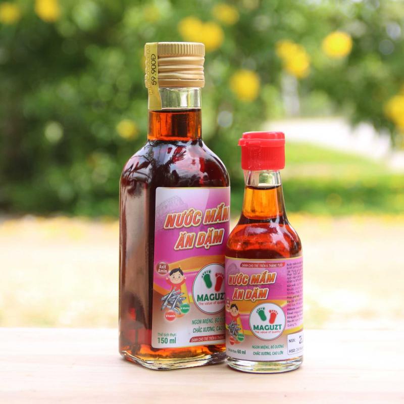 Nước mắm cho bé ăn dặm Maguzt cá cơm than 150ml