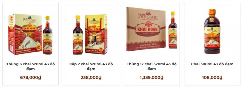 NƯỚC MẮM 43 ĐỘ ĐẠM