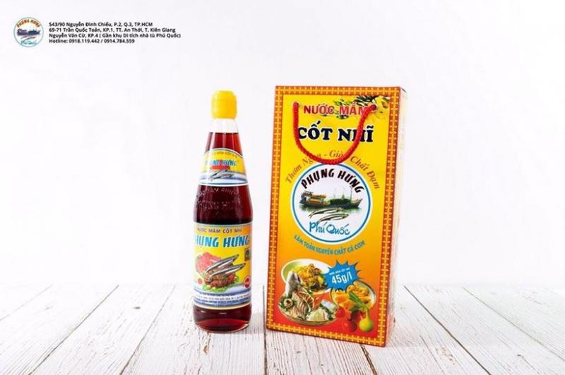 Nước mắm của hãng có màu cánh gián rất bắt mắt