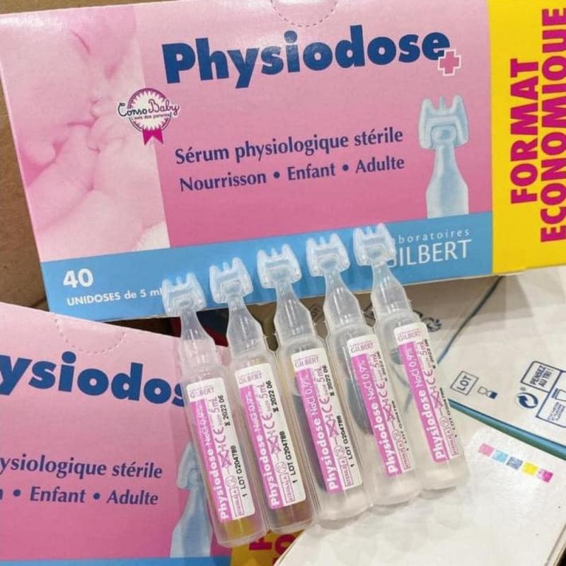 Nước muối nhỏ mắt Physiodose 5ml/ ống