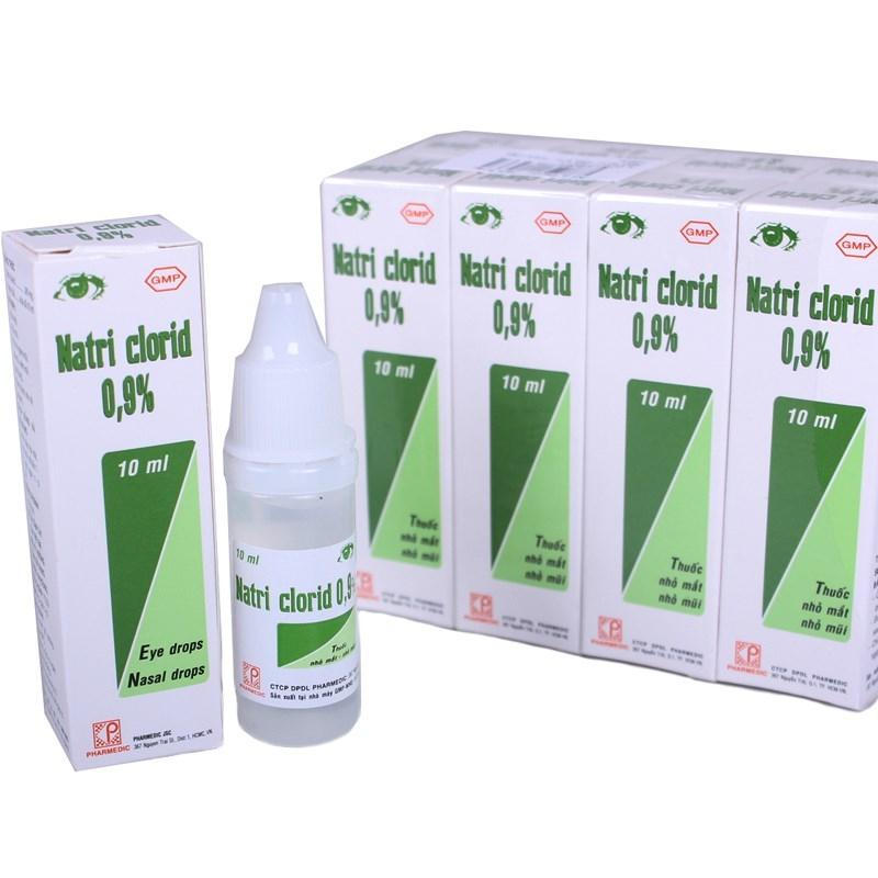 Nước muối nhỏ mắt mũi cho trẻ
