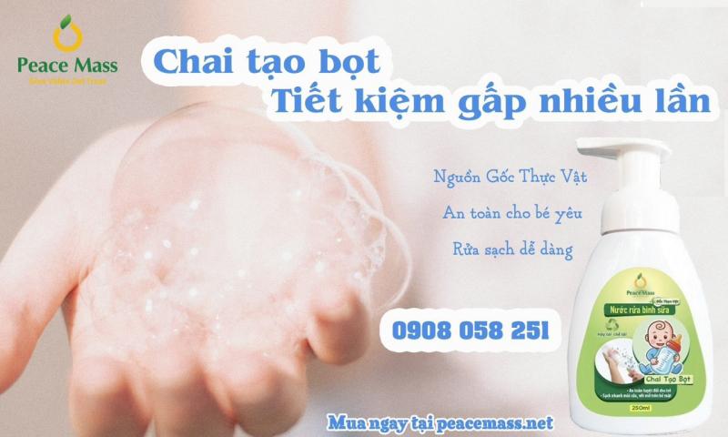Nước rửa bình sữa Peace Mass
