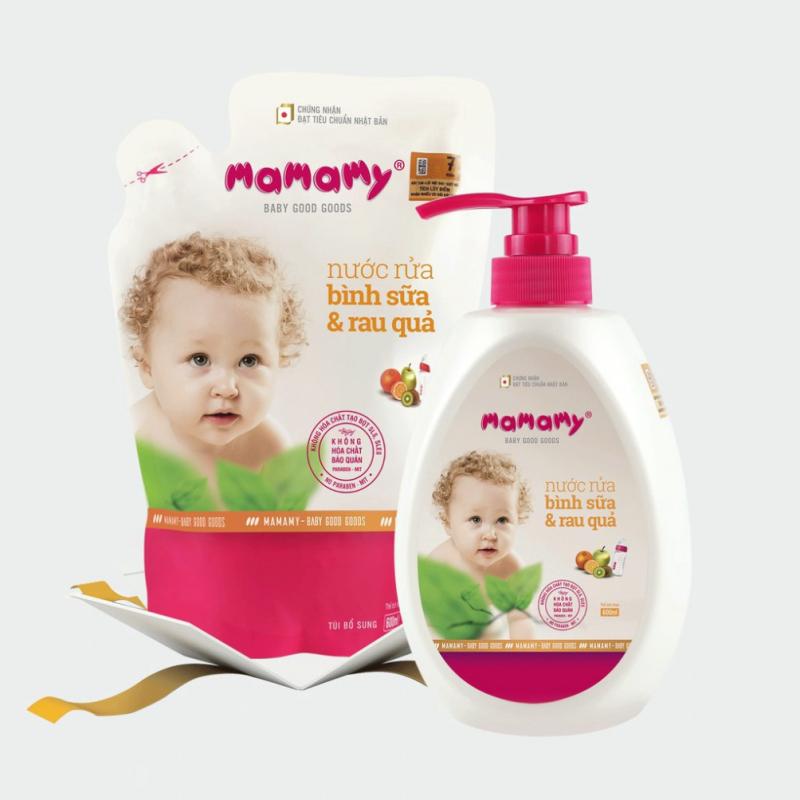 Nước rửa bình sữa thiên nhiên Mamamy