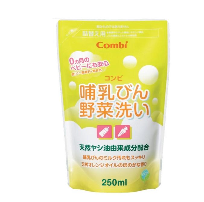 Nước rửa bình sữa và rau củ quả từ dầu cọ Combi
