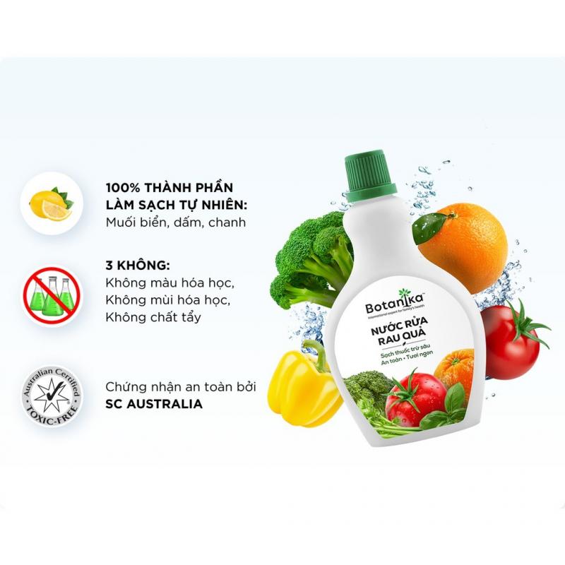 Nước rửa rau quả Botanika