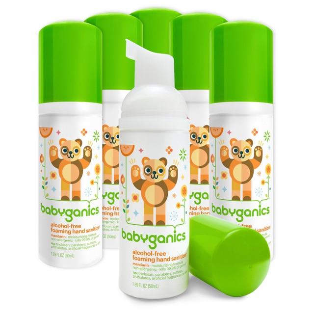 ﻿Nước rửa tay khô Babyganics