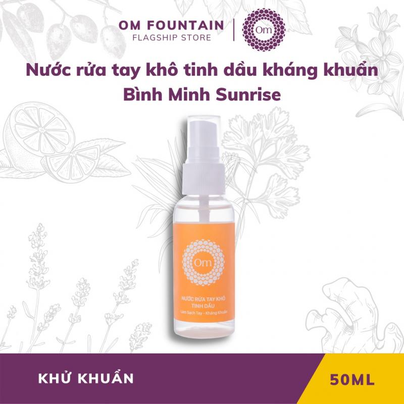 Nước rửa tay khô tinh dầu kháng khuẩn Bình Minh Sunrise 50ml