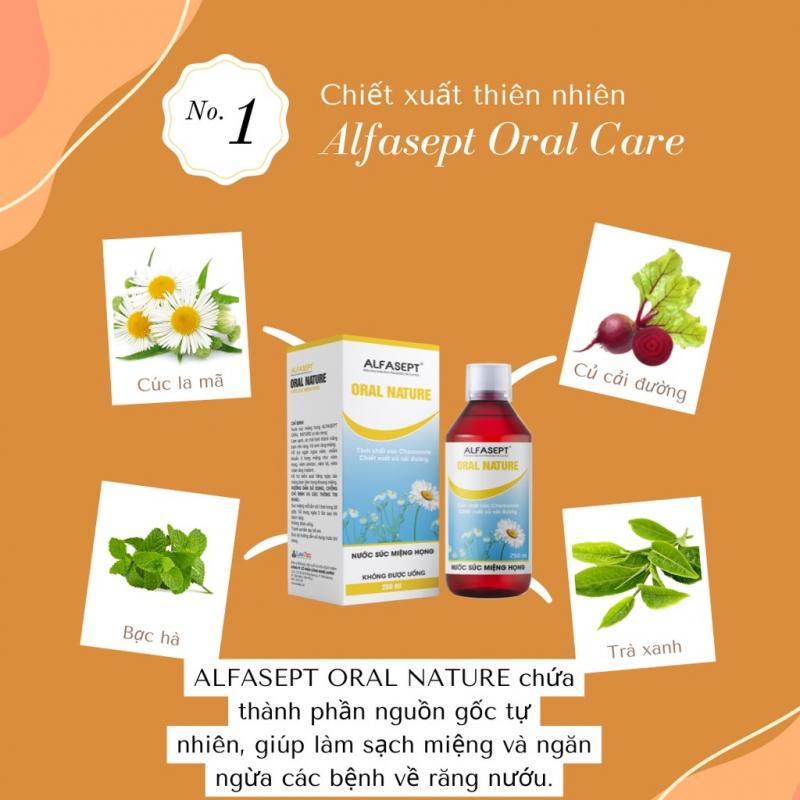 Nước súc miệng Alfasept  Oral Nature
