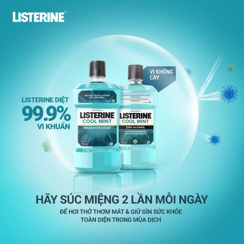 Nước súc miệng Listerine Coolmint Mouthwash