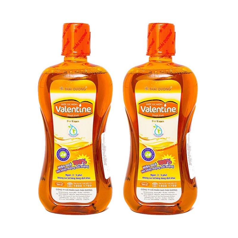 Nước Súc Miệng Valentine Dung Tích 500ml, Sản Phẩm Của Sao Thái Dương