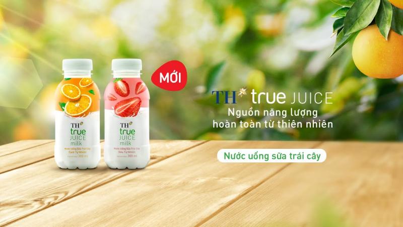 Nước uống sữa trái cây TH True Juice Milk