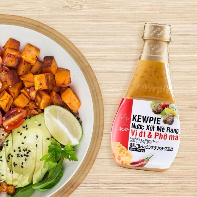 Nước xốt mè rang vị ớt & phô mai Kewpie