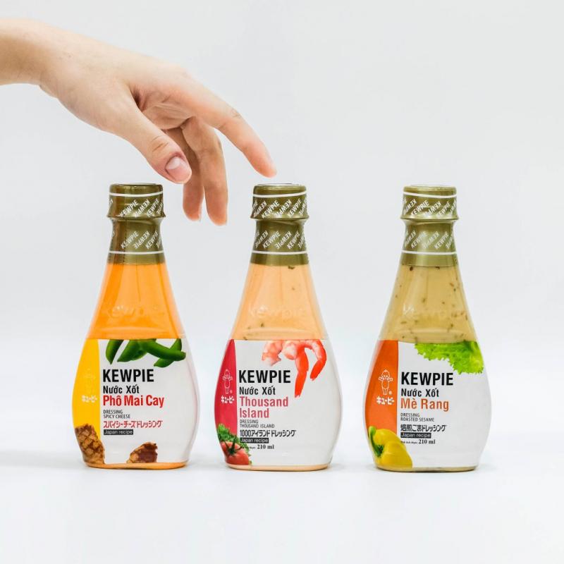 Nước xốt mè rang vị ớt & phô mai Kewpie