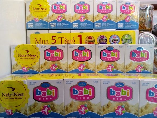Nước yến sào Nutri Nest Babi Bird