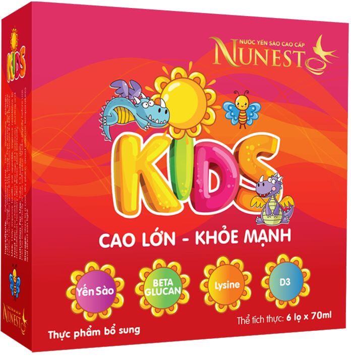 Nước Yến Sào cao cấp Nunest Kid