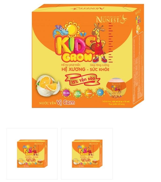 Nước Yến Sào cao cấp Nunest Kid Grow
