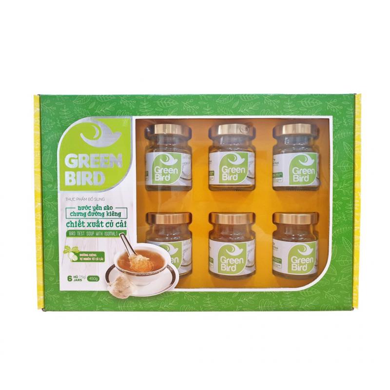 Nước Yến sào Green Bird chưng đường kiêng chiết xuất củ cải Nutrinest