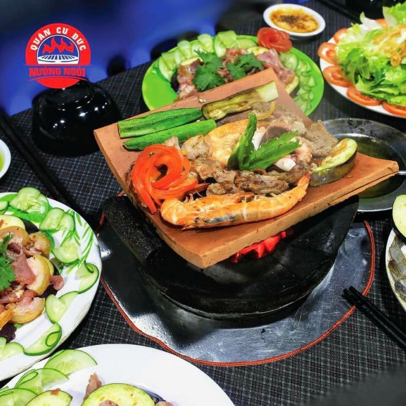 Nướng ngói Cu Đức