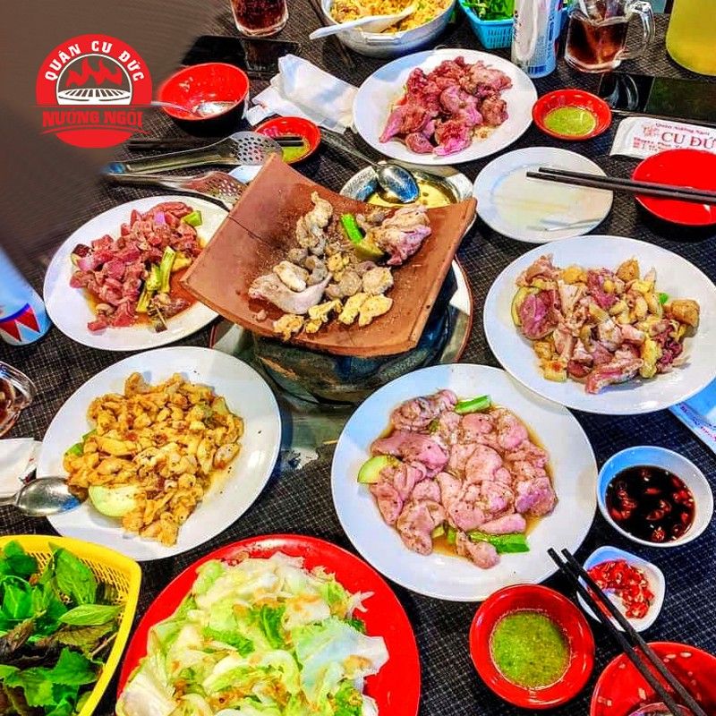 Nướng ngói Cu Đức