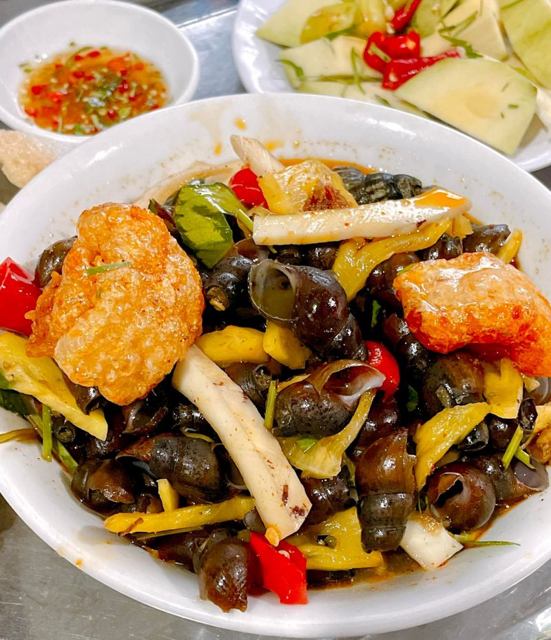Ốc chiên Dì Thái
