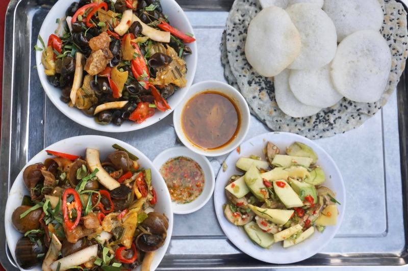 Ốc chiên Dì Thái