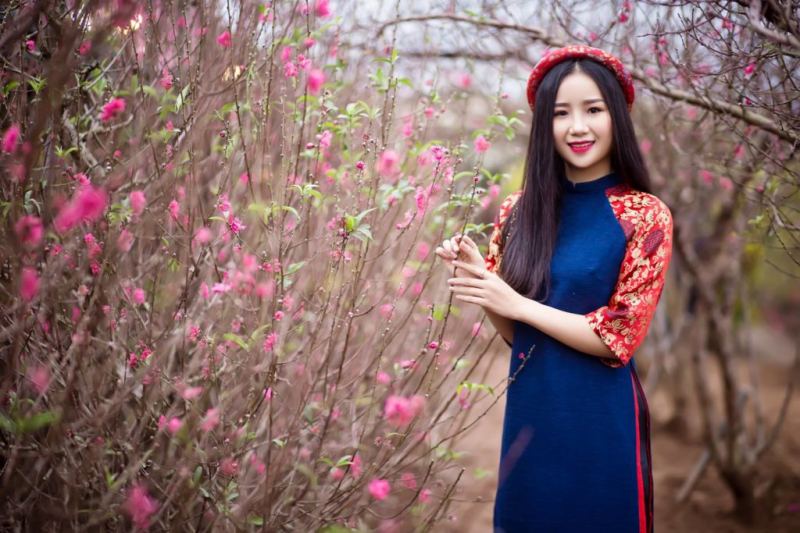 Thoáng gặp hoa đào
