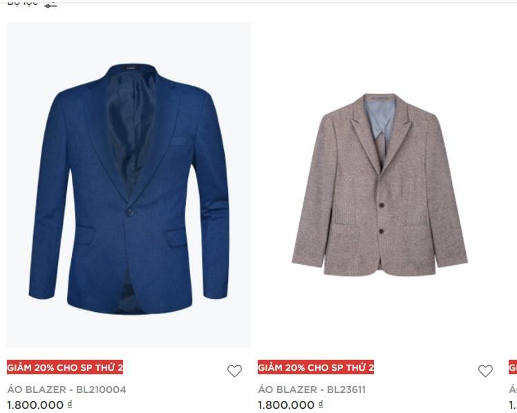 Áo vest nam xanh với thiết kế trẻ trung