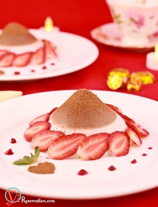 Panna Cotta dâu tây