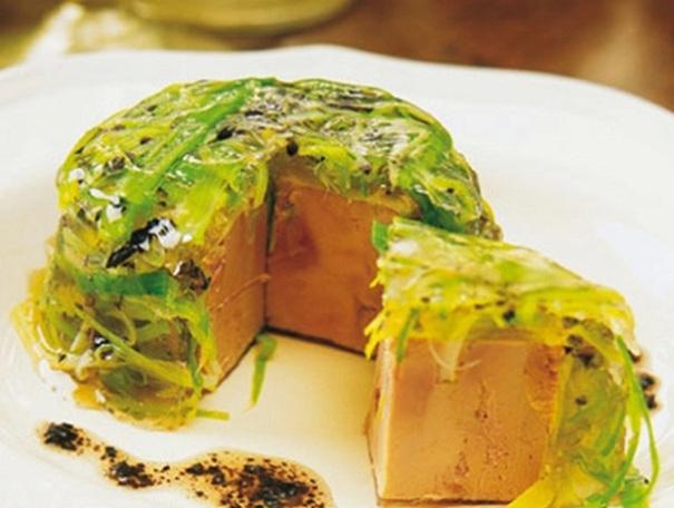 Pate gan ngỗng sốt áp chảo