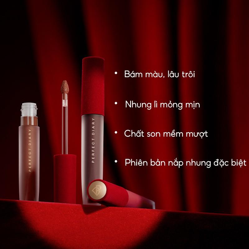 Perfect Diary tông màu đỏ