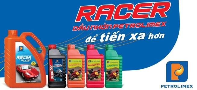 Racer tiến xe hơn với dầu nhớt Petrolimex