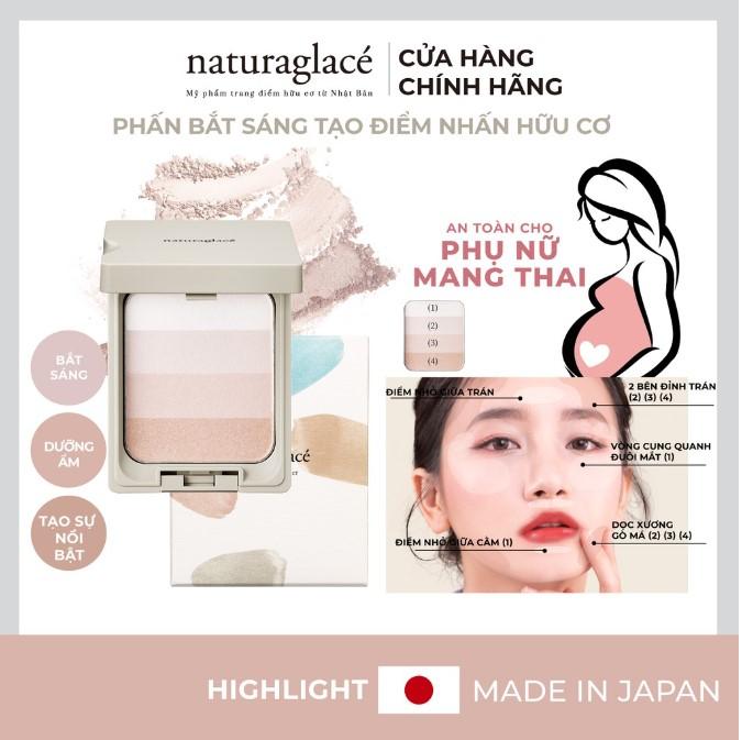 Phấn bắt sáng hữu cơ Naturaglacé Highlight Powder